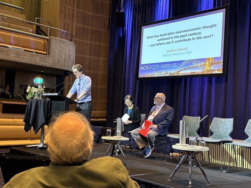 RBA deputy governor Andrew Hauser at the Australian Conference of Economists