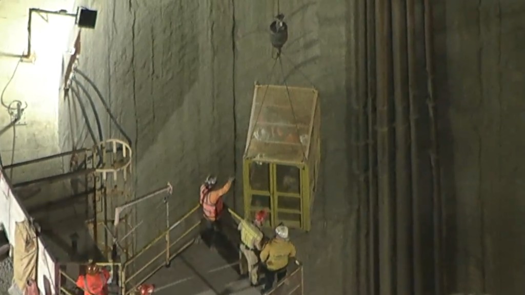 The workers had been working inside a tunnel that was being constructed for wastewater management.