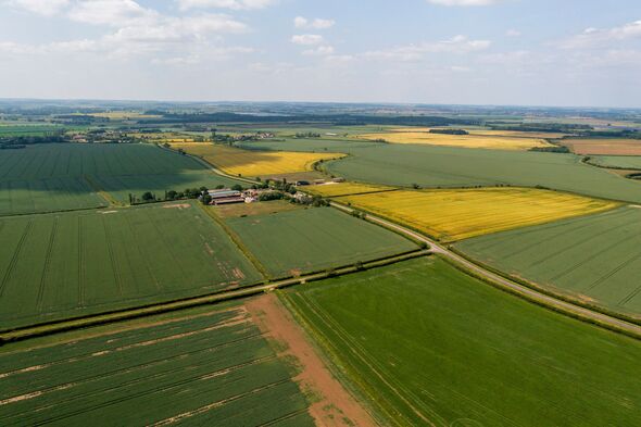 Lincolnshire Reservoir farmland
