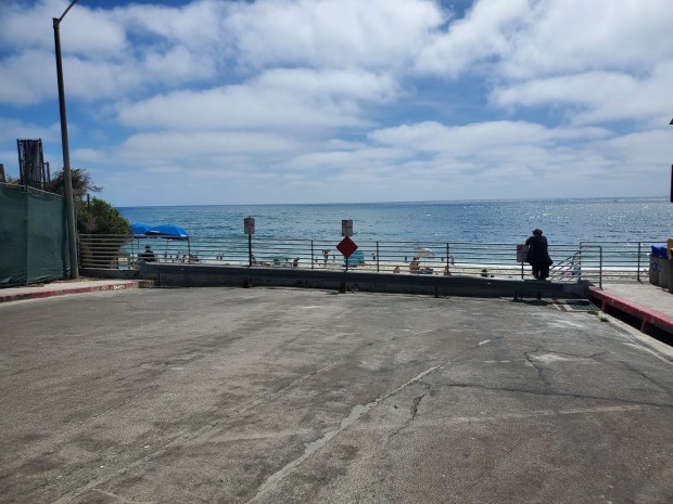 Marine Street Beach has few entry points, giving it relative seclusion. (Ashley Mackin-Solomon)