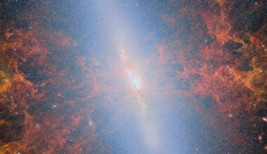 Super-Bright Galaxy Photo Shows How Webb Compares Against Hubble