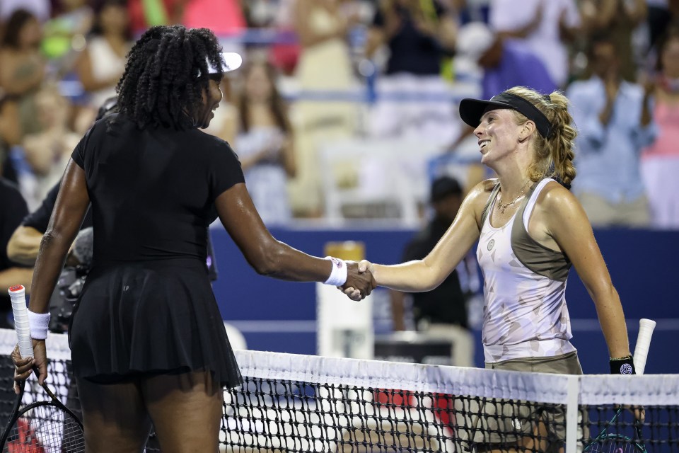 Frech paid a heartwarming tribute to Williams after knocking her out of the Citi Open