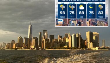 Sizzling NYC to face flood watch during evening commute