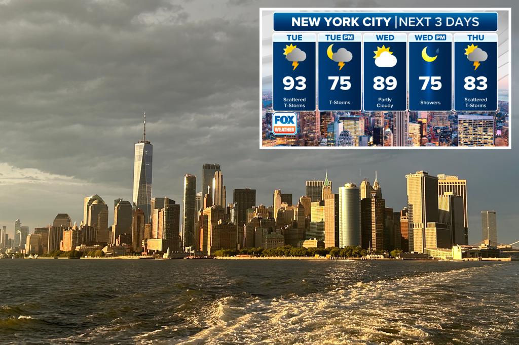 Sizzling NYC to face flood watch during evening commute