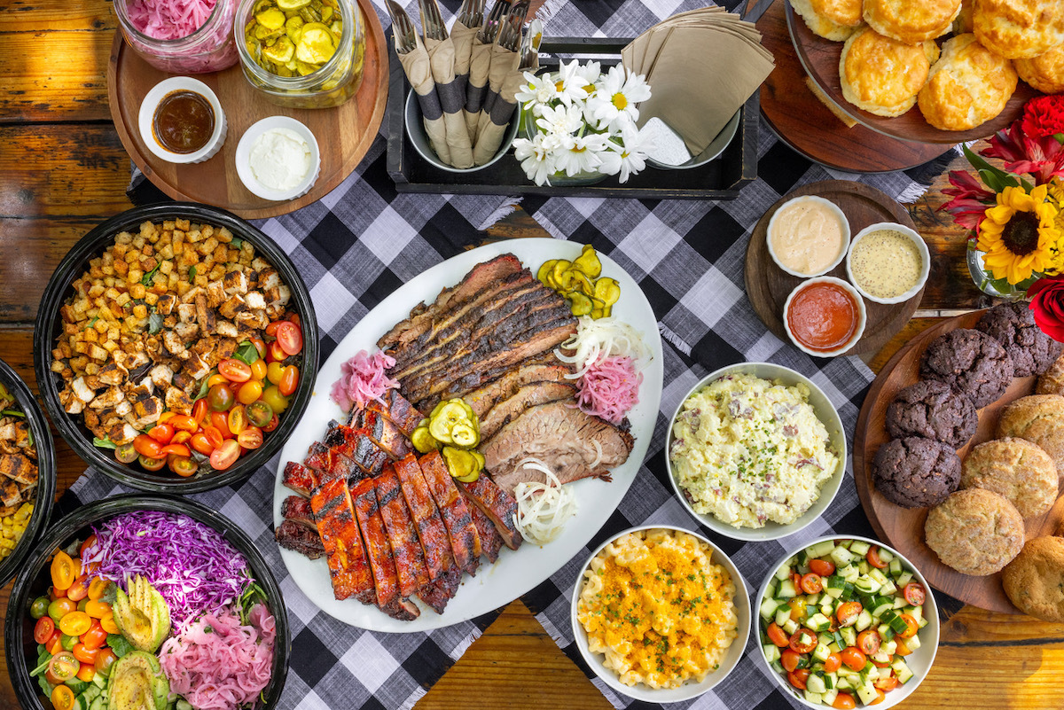 BBQ spread from Maple Block Meat Co