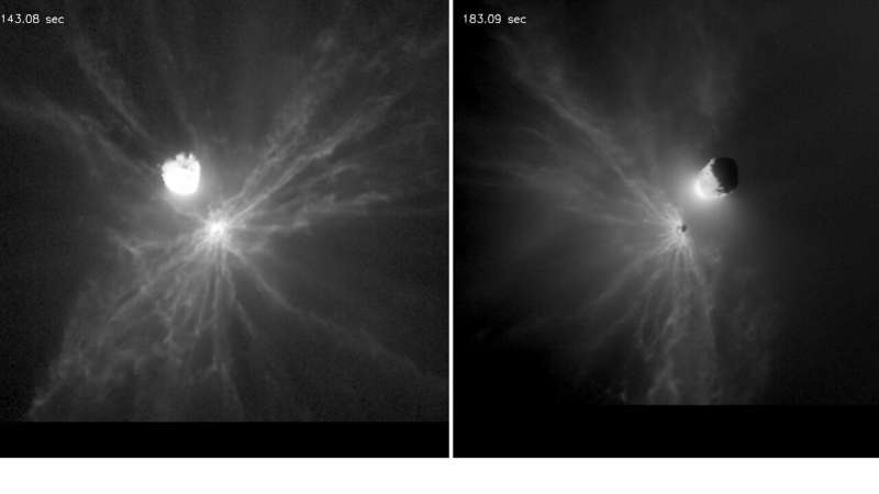 Massive boulders ejected during DART mission complicate future asteroid deflection efforts