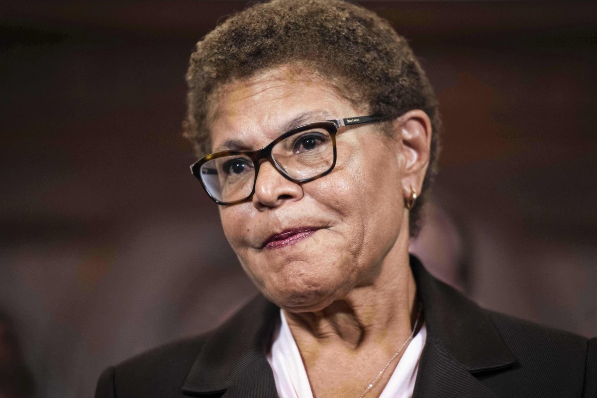 Mayor Karen Bass at City Hall