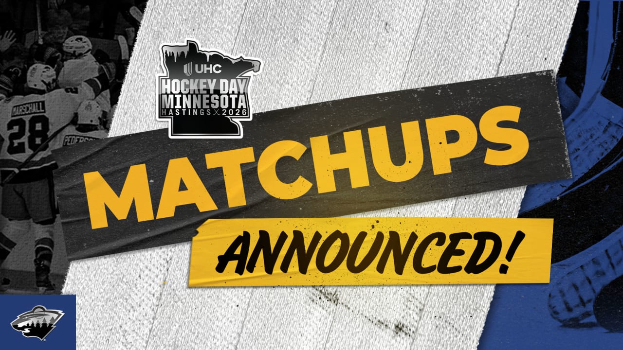 Minnesota Wild Announced Date and Match-ups for 20th Annual "Hockey Day Minnesota"