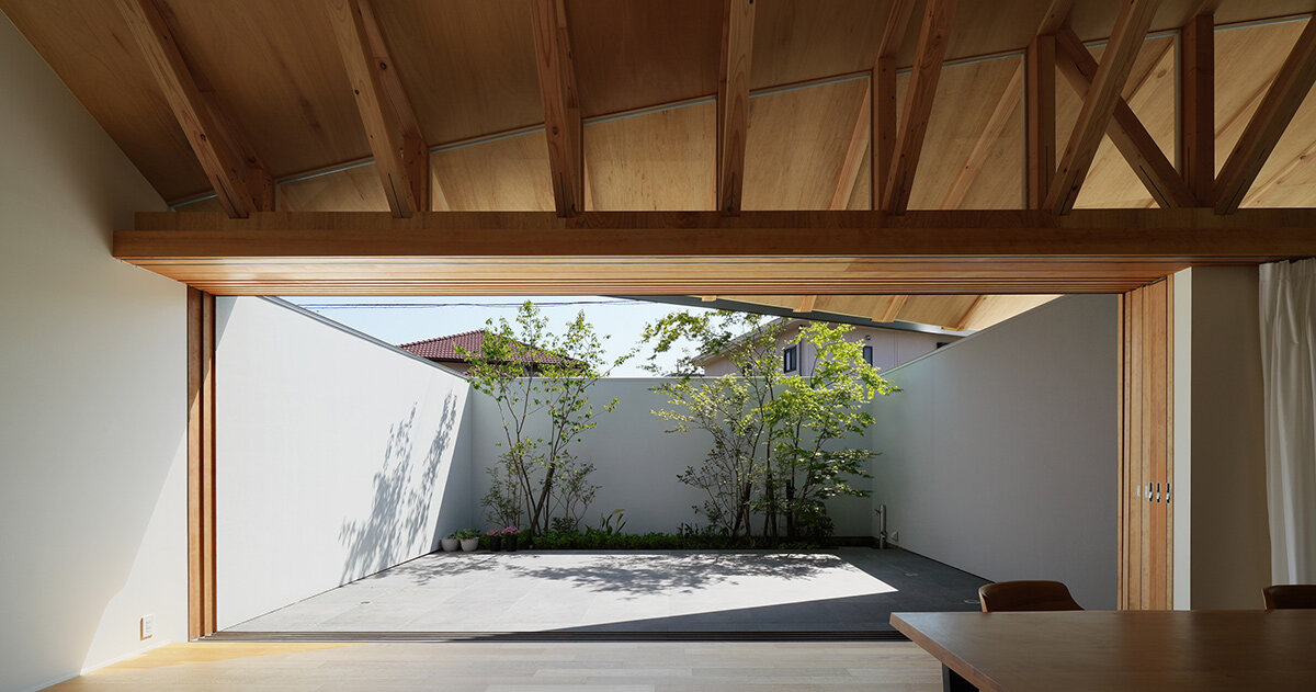 tatsuya kawamoto designs midorigaoka house with expressive, rhythmic structure