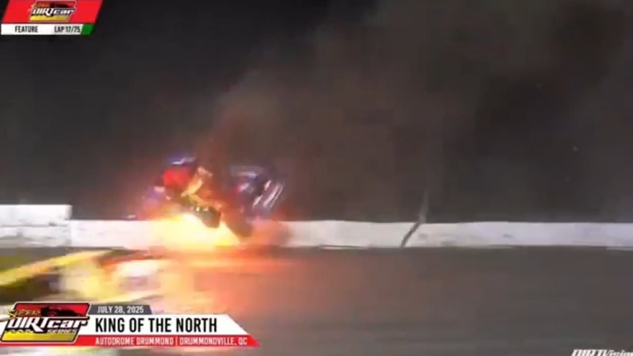 NASCAR driver hospitalized after horrifying crash in Canada