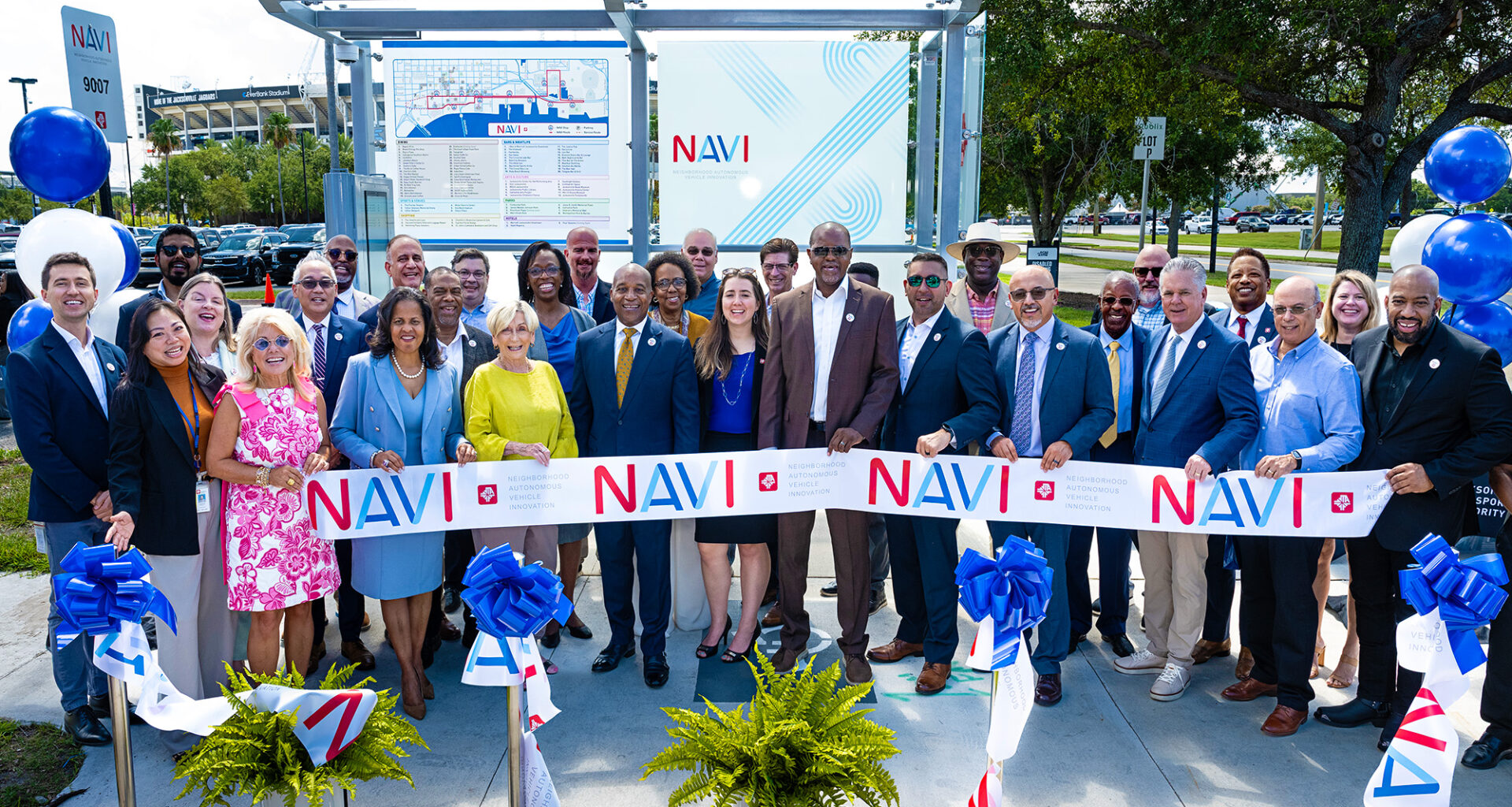 NAVI Ribbon cutting
