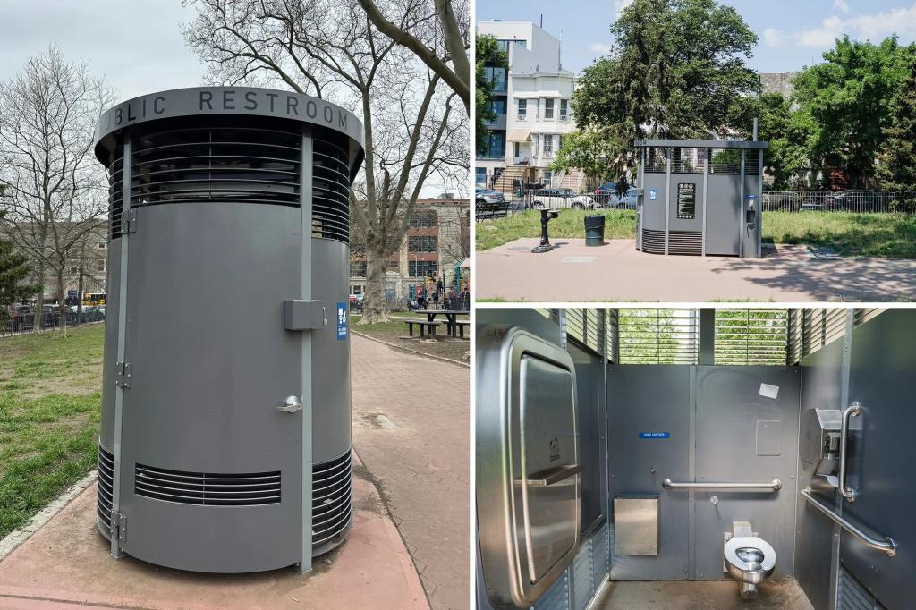 Five 'futuristic' new toilets debut at NYC parks, costing city $1M a pop: 'A little steep'