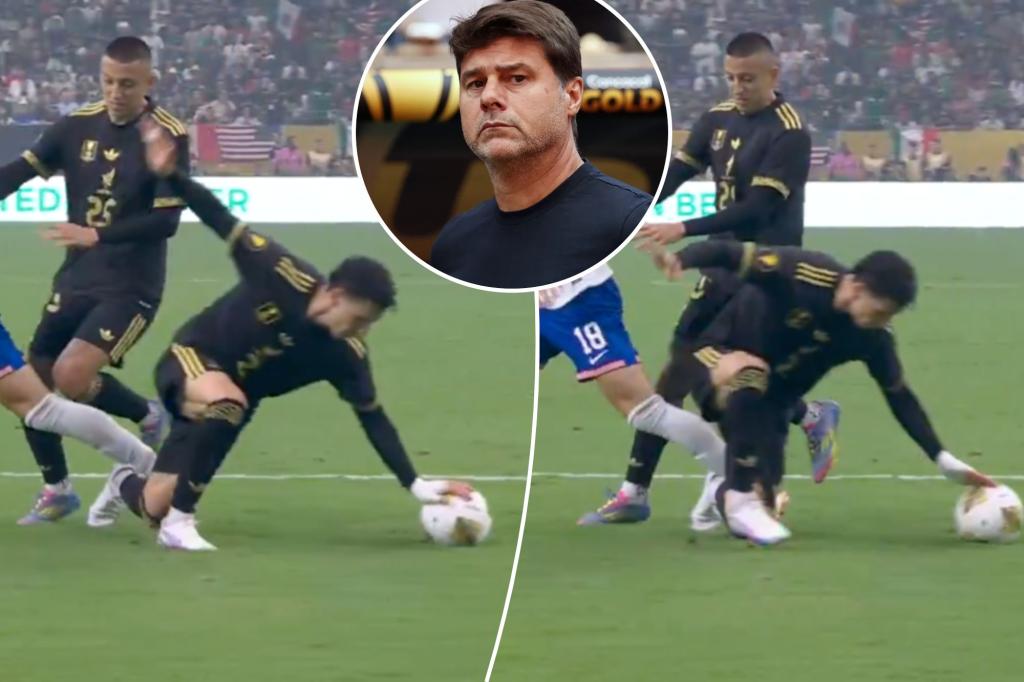 Mauricio Pochettino rips officials after controversial handball no-call in USMNT's Gold Cup loss to Mexico