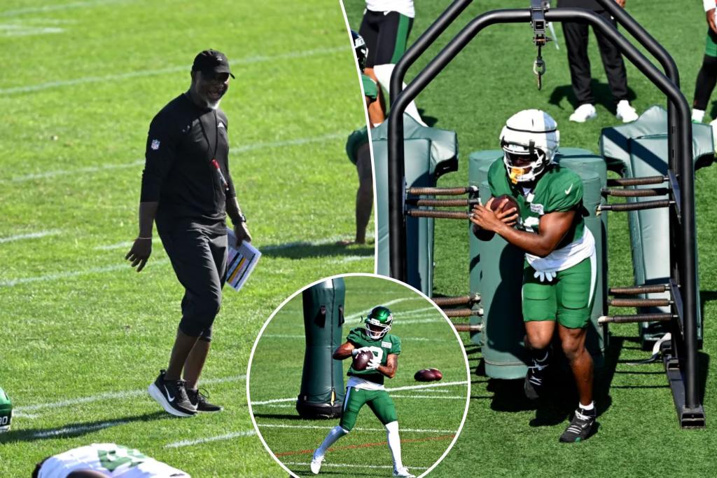 Aaron Glenn includes NFL rarity into Jets' first padded-practice that lives up to hype