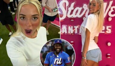 Livvy Dunne's 'holy crap' reaction to Oneil Cruz's Home Run Derby bombs