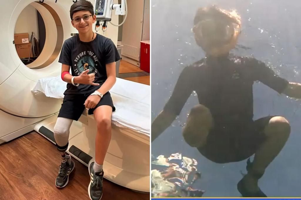 Dad recalls horrific moment 10-year-old son was attacked by shark in Florida