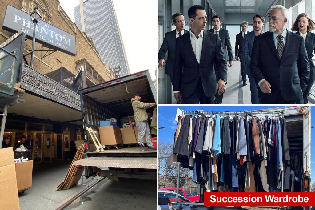 Suits from ‘Succession,' paint from ‘Blue Man Group’ donated back to NYC as part of quirky zero-waste program