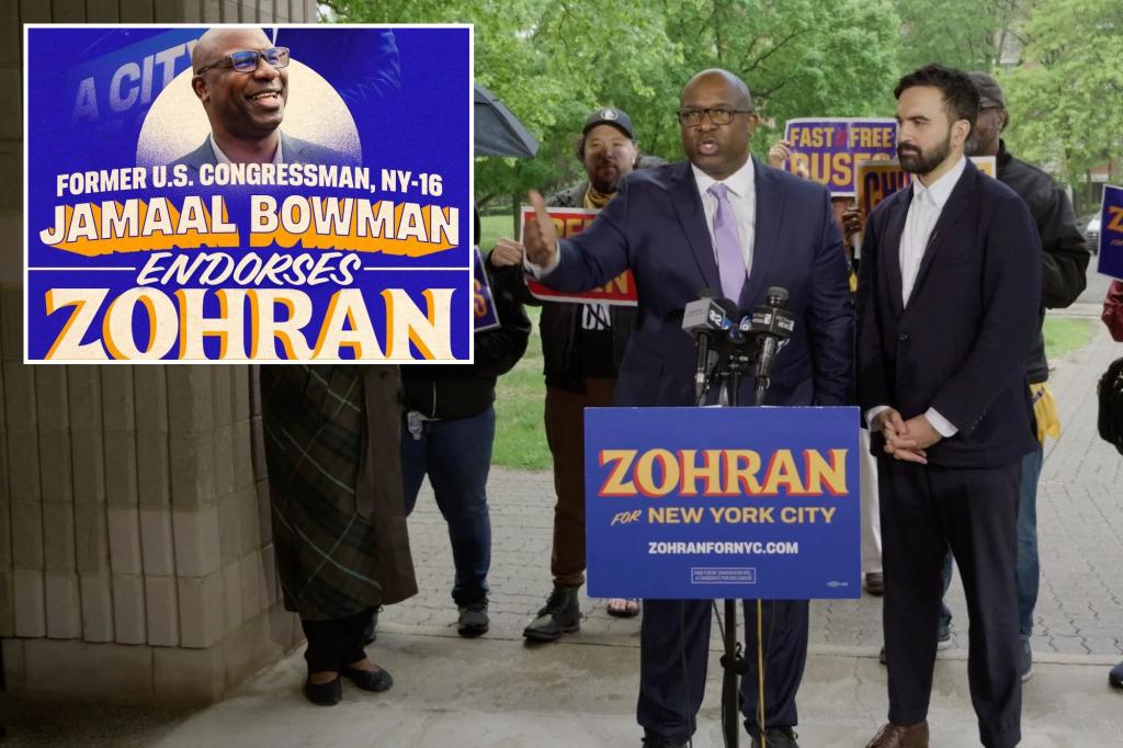 Ex-'Squad' Rep. Jamaal Bowman could become NYC schools chancellor under Zohran Mamdani: sources