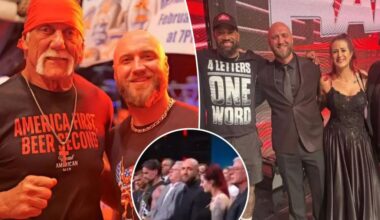 Nick Hogan gets emotional during WWE tribute to dad Hulk Hogan at 'Raw'