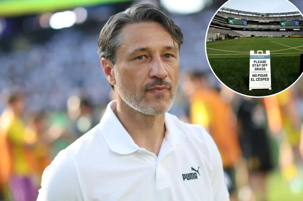 Borussia Dortmund manager Niko Kovac rails against MetLife Stadium grass