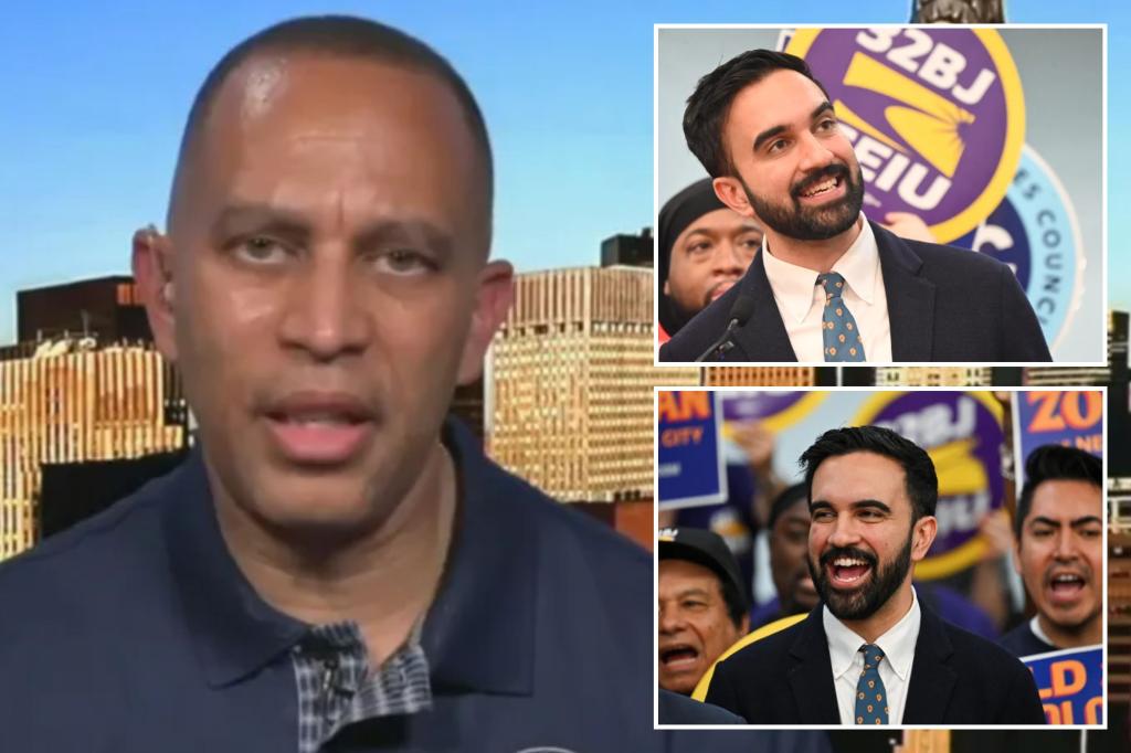 Hakeem Jeffries dodges question about Zohran Mamdani identifying as African American