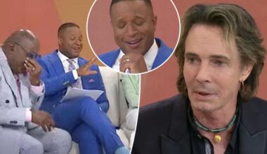 Rick Springfield calls out 'Today' show host Craig Melvin for yawning during live interview