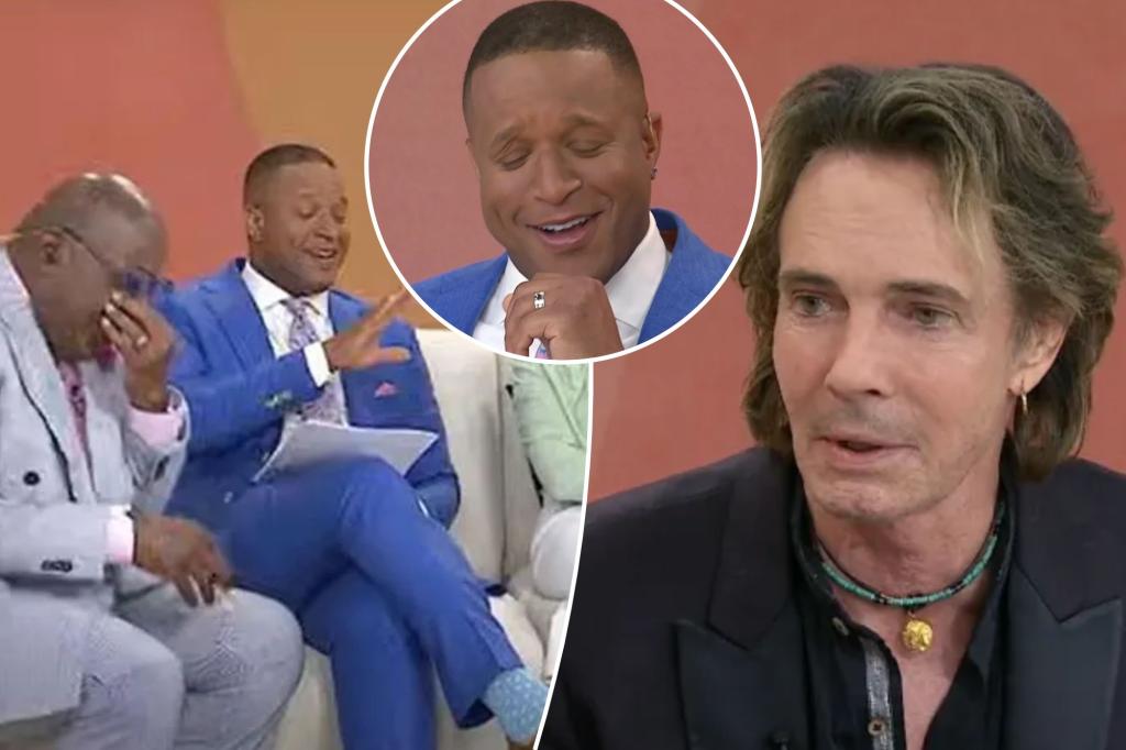 Rick Springfield calls out 'Today' show host Craig Melvin for yawning during live interview