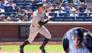 Aaron Judge ahead of record-breaking home run pace