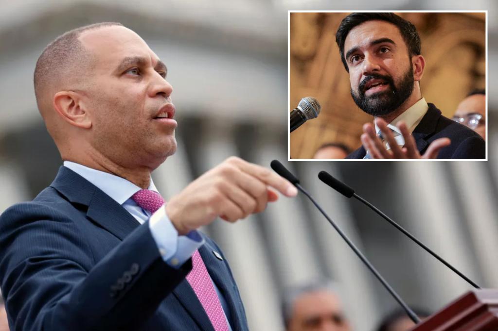 Hakeem Jeffries' team blasts Zohran Mamdani's liberal 'Team Gentrification' as primary threats spark NYC Dem feud