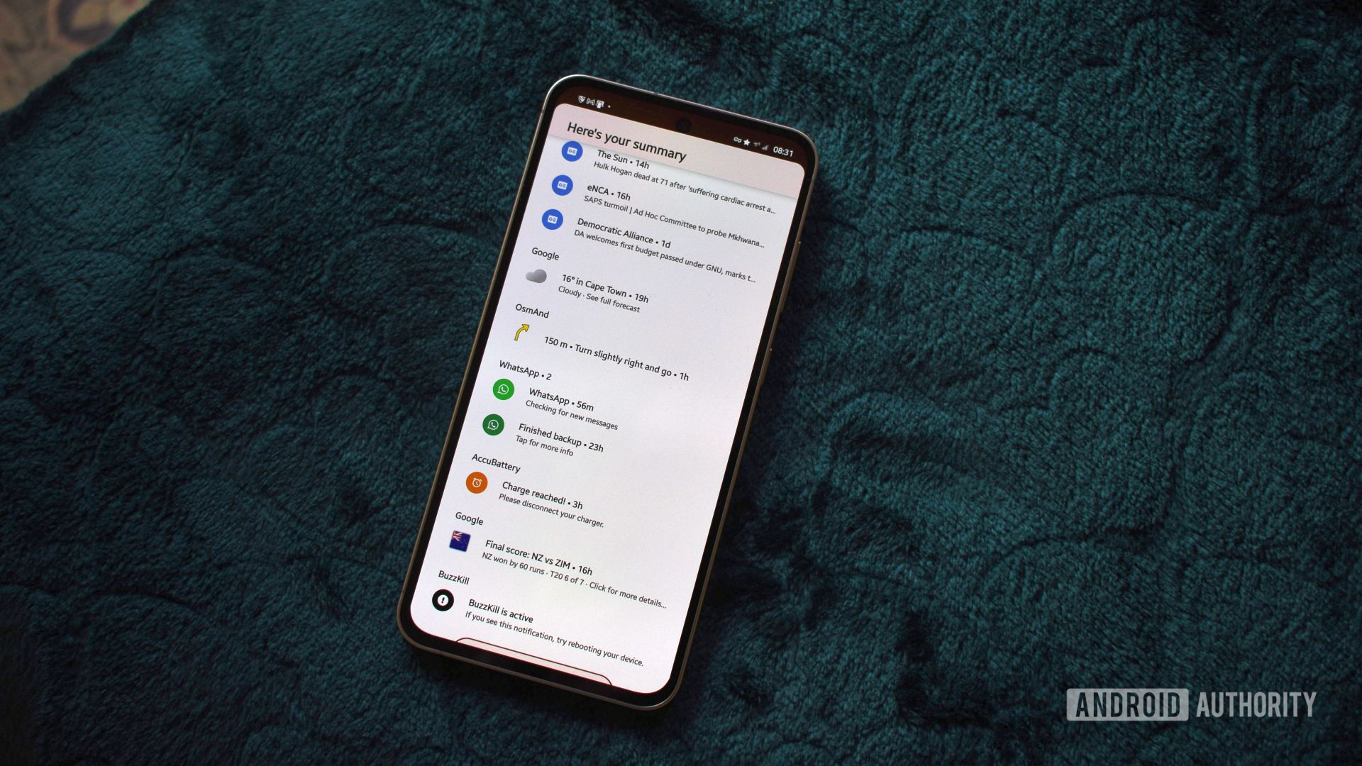 niagara launcher setup notification summary 1