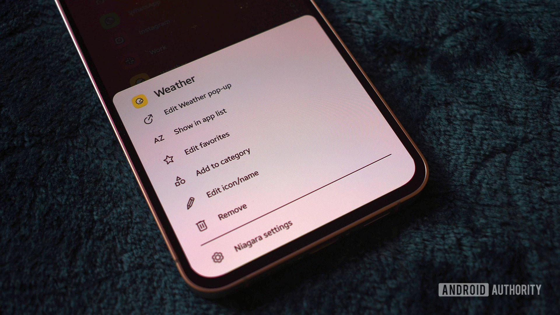 niagara launcher setup popup widgets 2