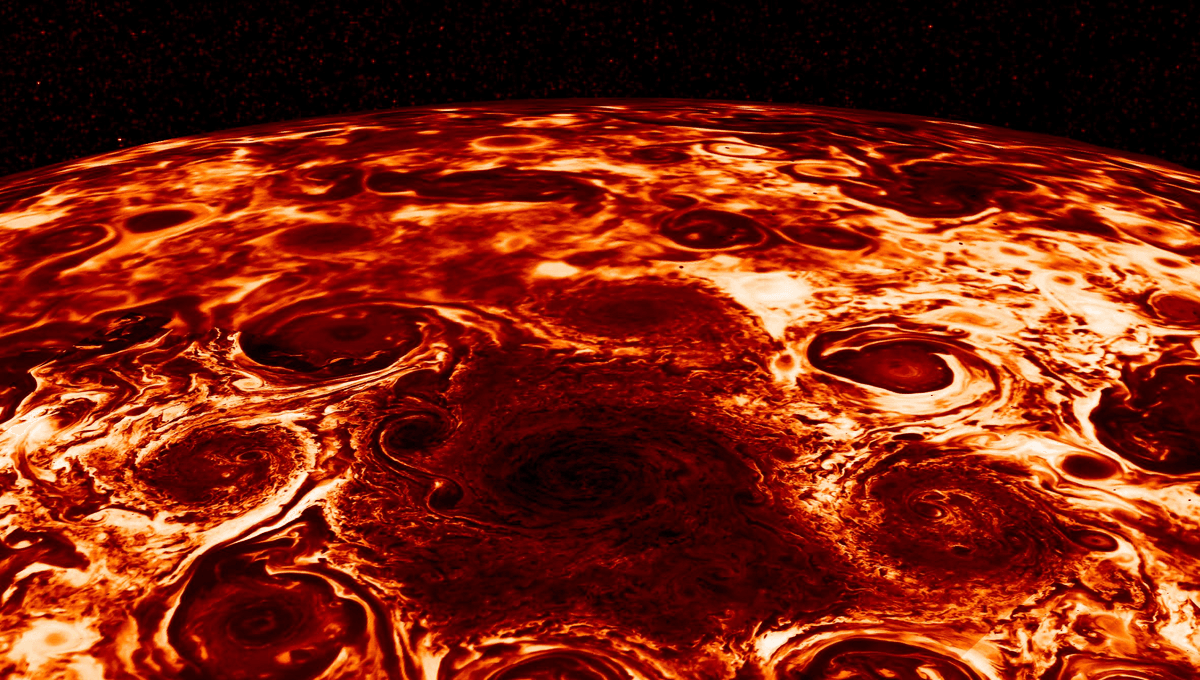 New Plasma Waves Over Jupiter’s North Pole Have Never Been Seen Before In The Solar System