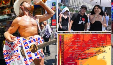 NYC could feel like record-setting 106 degrees Friday before severe thunderstorms threaten evening commute