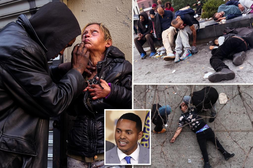 Rep. Ritchie Torres blasts NYC for failing to clean up 'Broadway of the Bronx' as report finds it's overrun with junkies