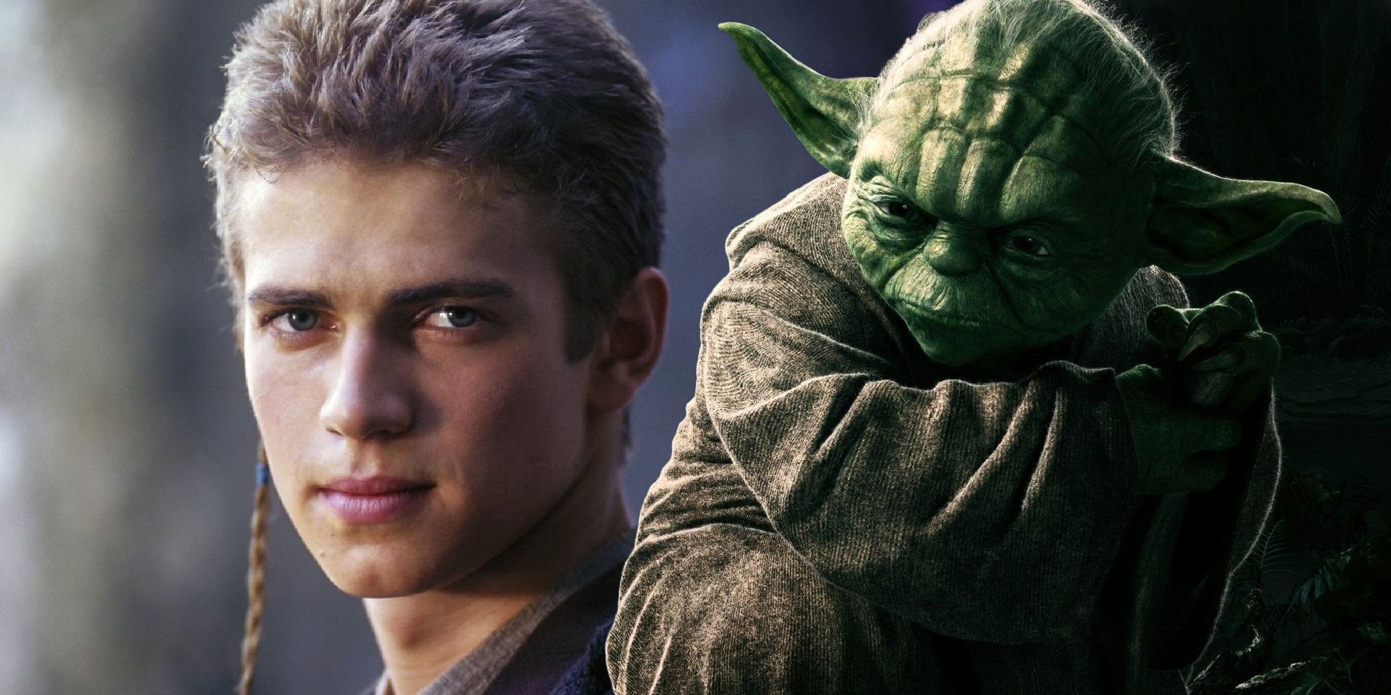 padawan anakin master yoda star wars