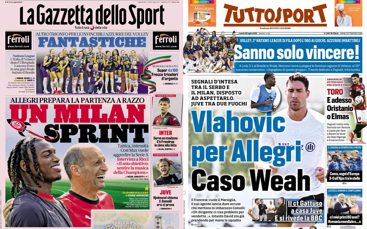 Papers italy jul 28 2025