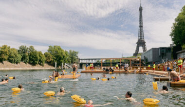 after 100 years, the seine becomes paris’s summer swimming spot