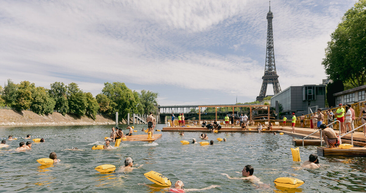 after 100 years, the seine becomes paris’s summer swimming spot