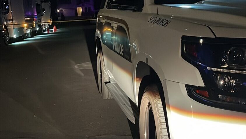 pedestrian south Phoenix dead struck by car...