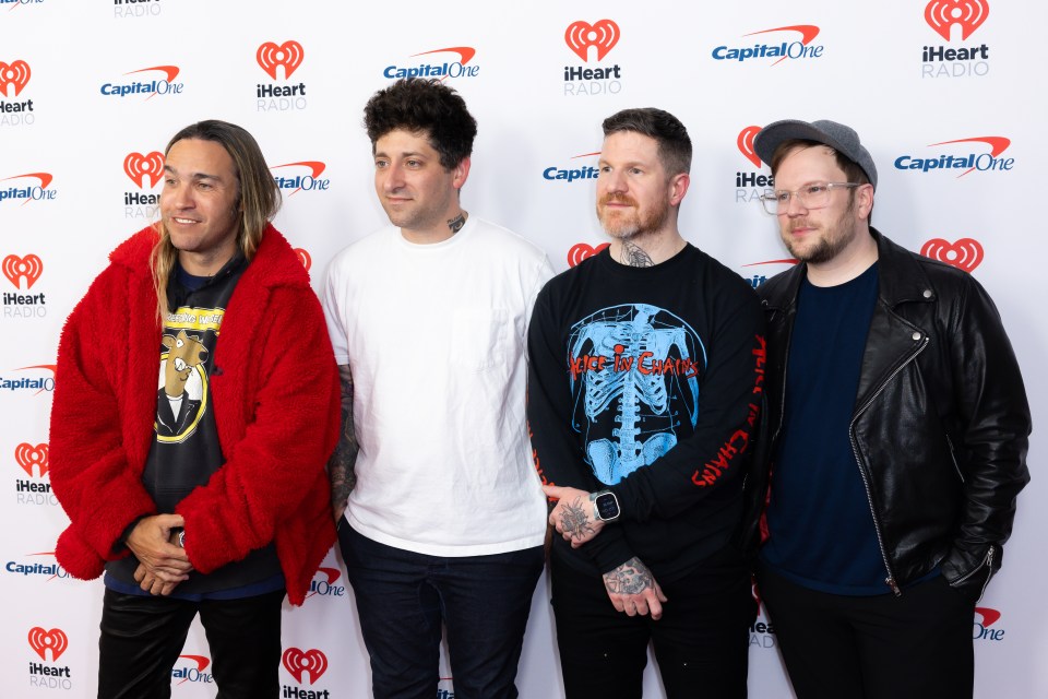 Fall Out Boy at the 2024 iHeartRadio ALTer EGO.