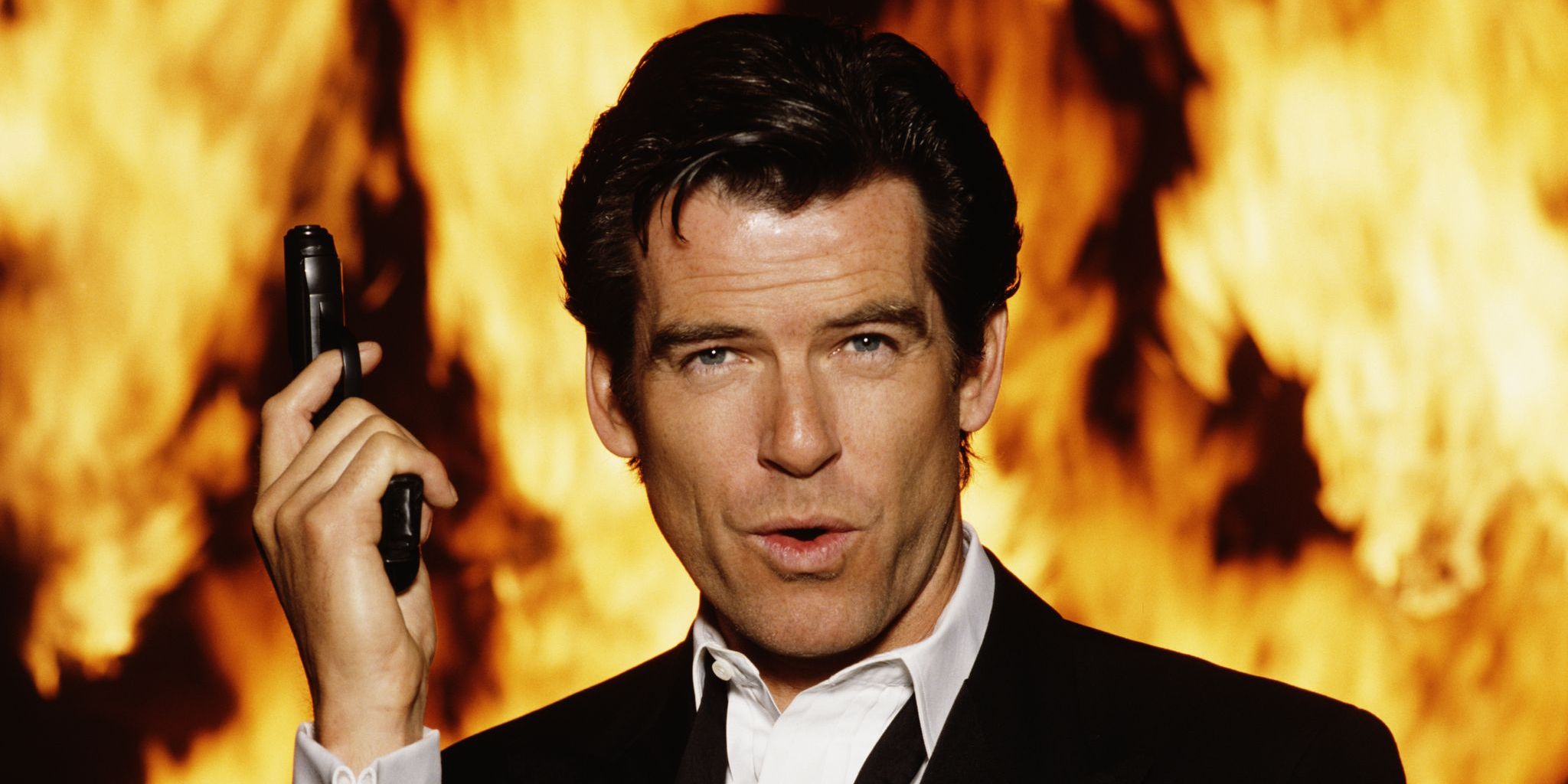 Pierce Brosnan as James Bond in Goldeneye.
