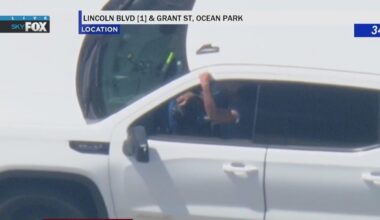 LIVE: Police chase: LAPD in pursuit of stolen truck suspect in West LA