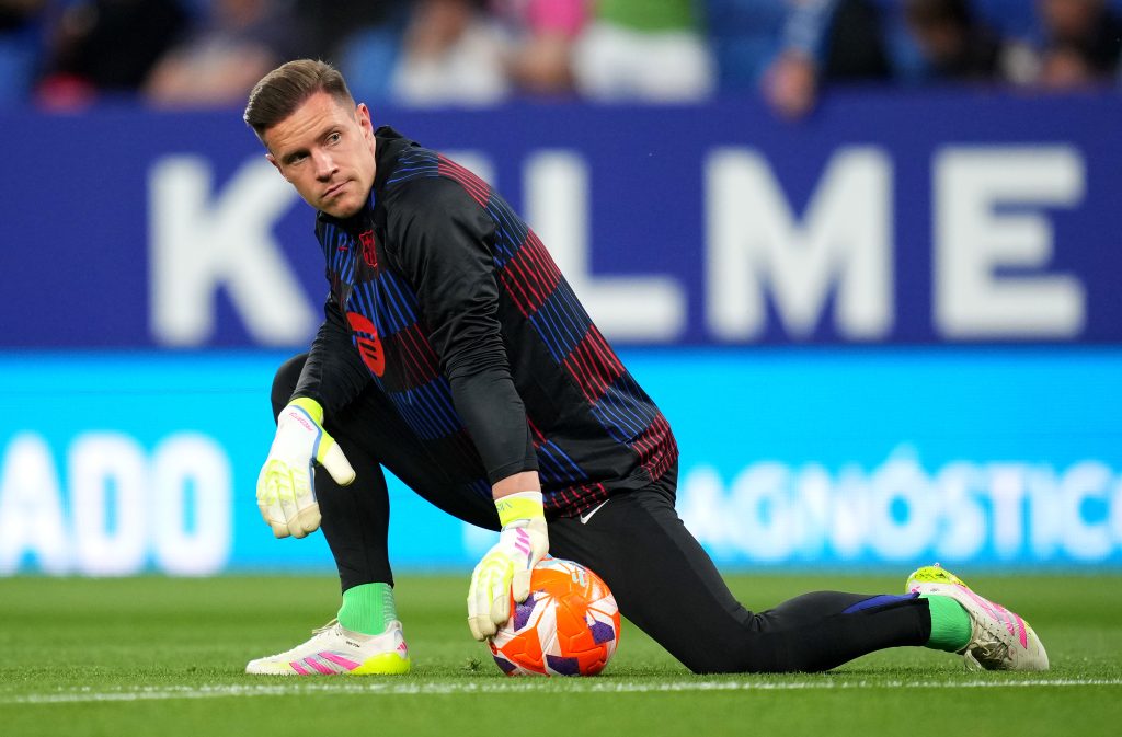 marc-andre ter stegen in training