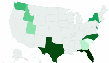 Map Shows States Most and Least Prepared for Recession
