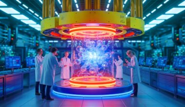 Illustration of a revolutionary quantum material technique promising 1,000x faster electronics. Image generated by AI.