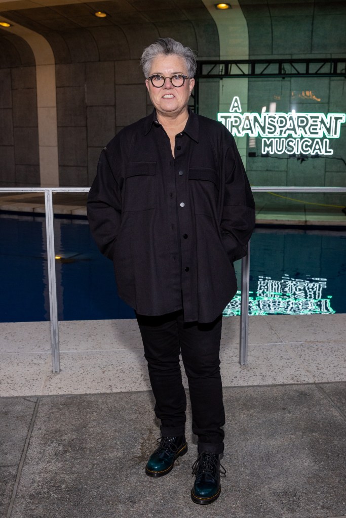 Rosie O'Donnell at the opening night of "A Transparent Musical."