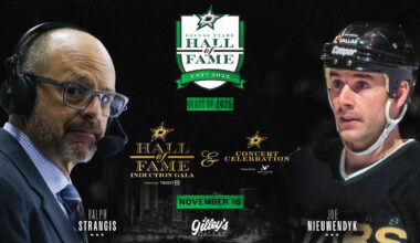 Dallas Stars announce Ralph Strangis and Joe Nieuwendyk as 2025 inductees to the Dallas Stars Hall of Fame