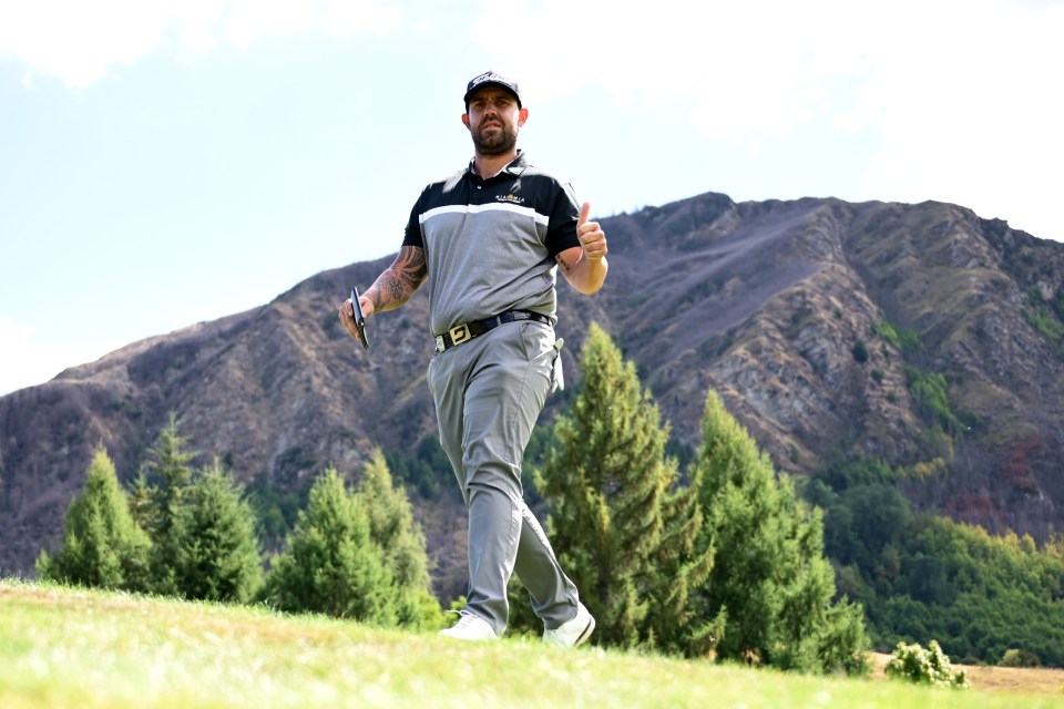Peake quit his life as a bikie while he was in prison and turned his attention back to a professional golfing career