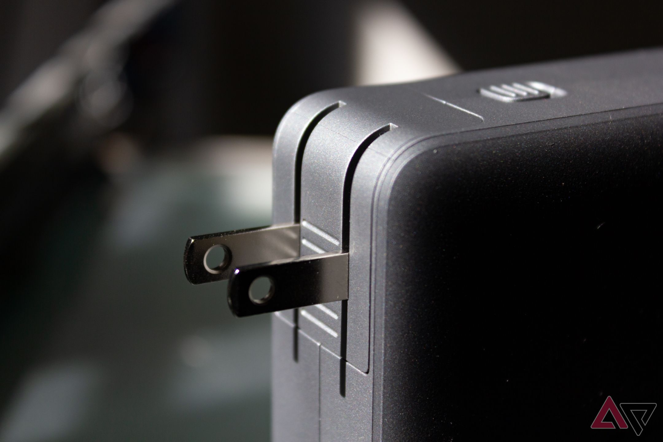 Satechi 145W GaN travel charger with US prongs extended