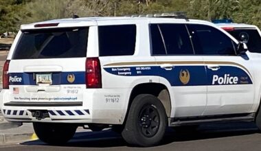 Officers negotiating with armed man in west Phoenix...